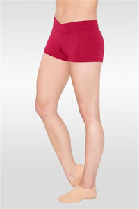 So Danca Adult Dance Shorts w- V-Front Waistline