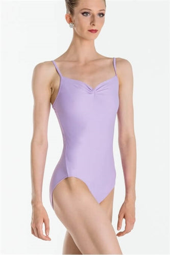 Wear Moi Abbie Youth Basic Pinch Front Microfiber Camisole Leotard