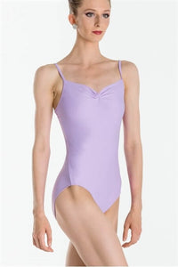 Wear Moi Abbie Youth Basic Pinch Front Microfiber Camisole Leotard
