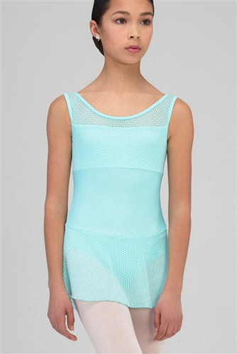 Wear Moi Blubelle Youth Tank Style Dress w- Lace Detail